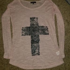 Cute Cross Top, size small
